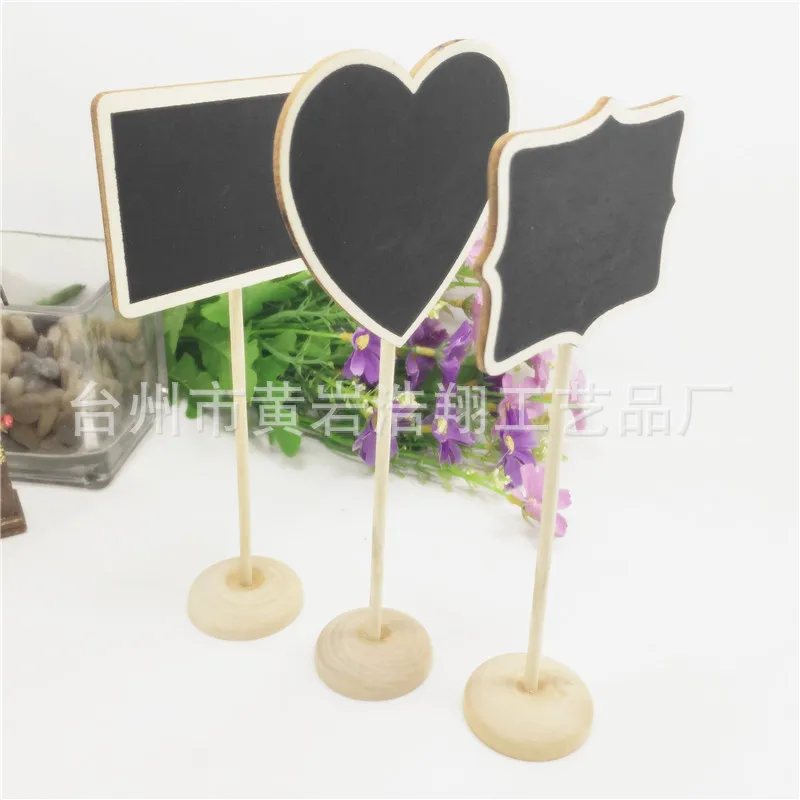 DIY 5 шт Черный карты палочки + Мел клей Photo Booth Реквизит любовь фотографии Свадебные