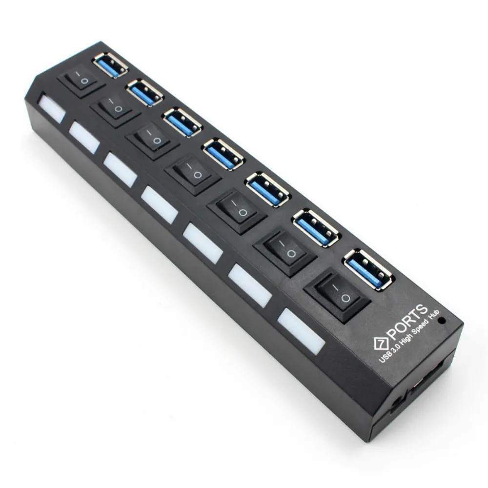 USB HUB 3 0 4/7 Порты Micro концентратор разветвитель с Мощность адаптер hab высокое