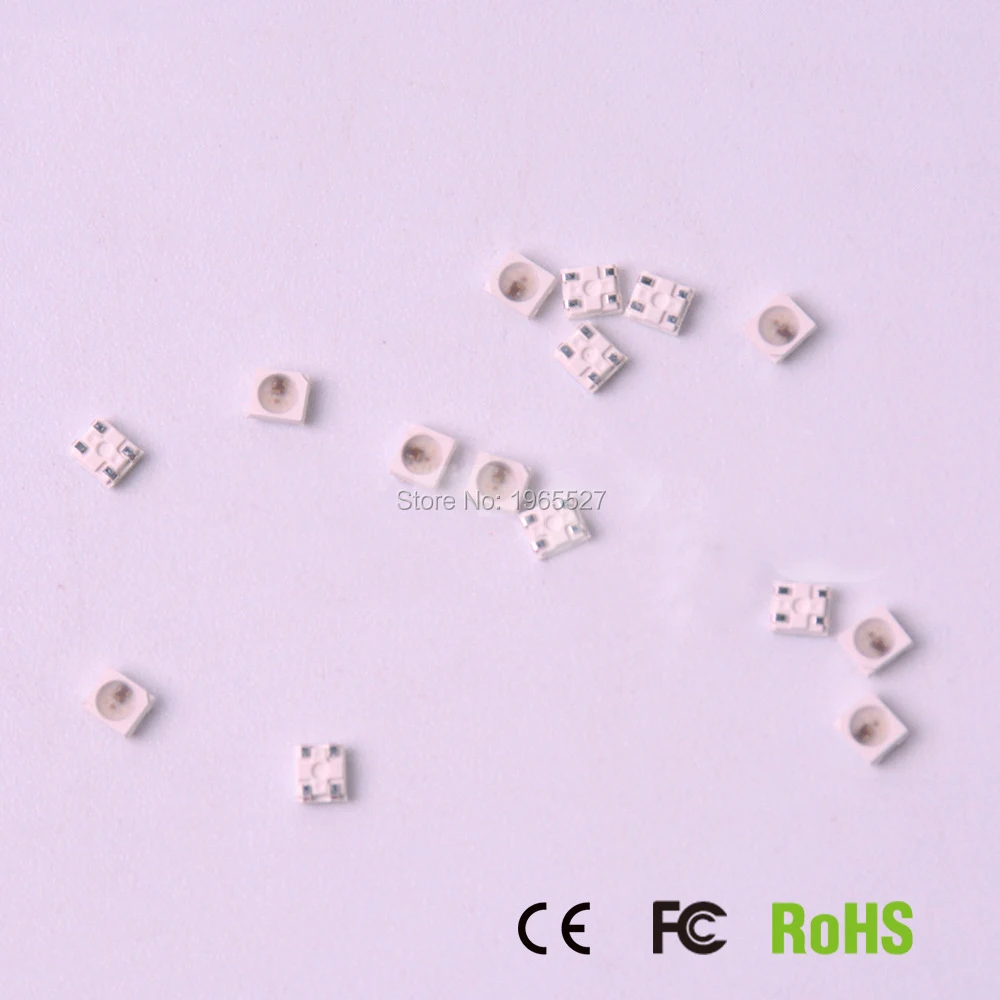 (100 шт./лот) светодиодный чип Mini SMD 2427 SK6812 RGB Адресная цифровая полноцветная