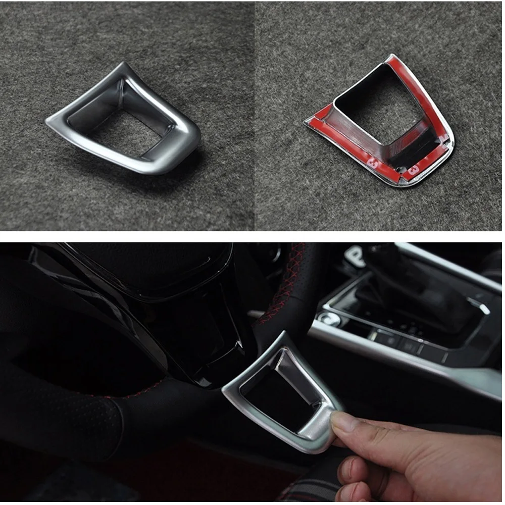 Чехол рулевого колеса автомобиля ABS украшение для VW GOLF 7 GTi MK7 POLO 2014 2015 Passat B72015 B8 Jetta