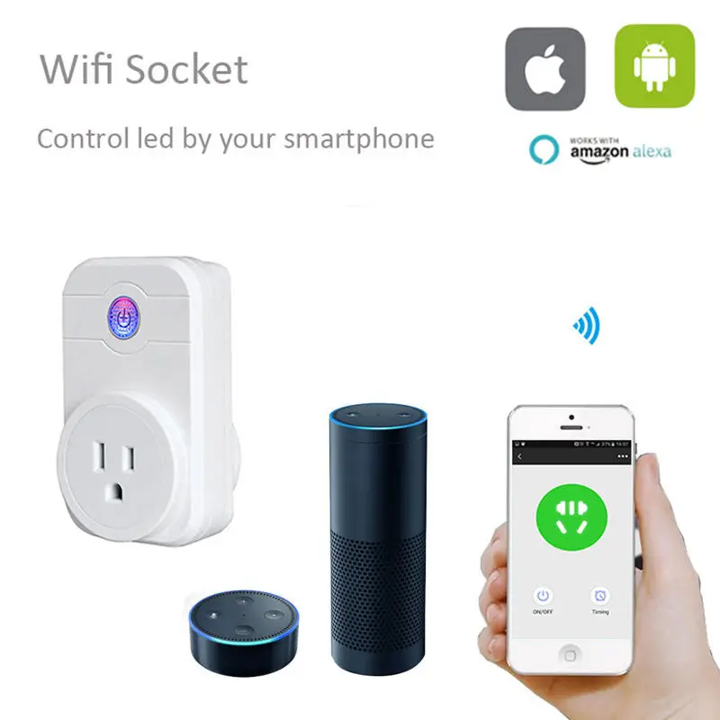 Умная штепсельная розетка Wi-Fi Swa1 2 4 ГГц беспроводной пульт дистанционного