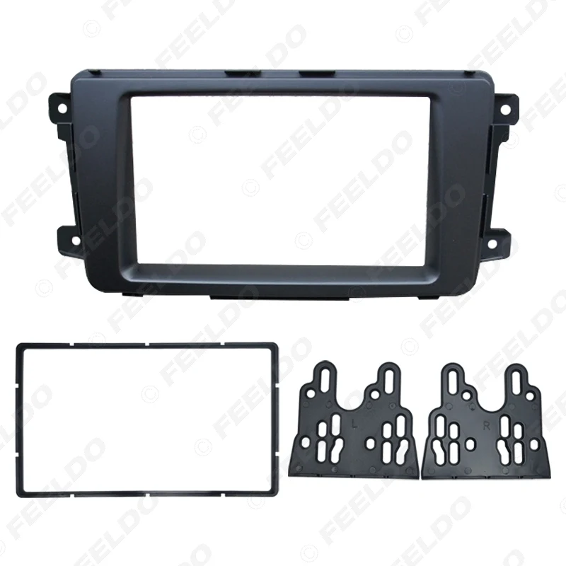 FEELDO 2DIN Автомобильная стерео аудио Радио Fascia Рамка для MAZDA 2009 Cx 9 2007 2016 CD/DVD пластина