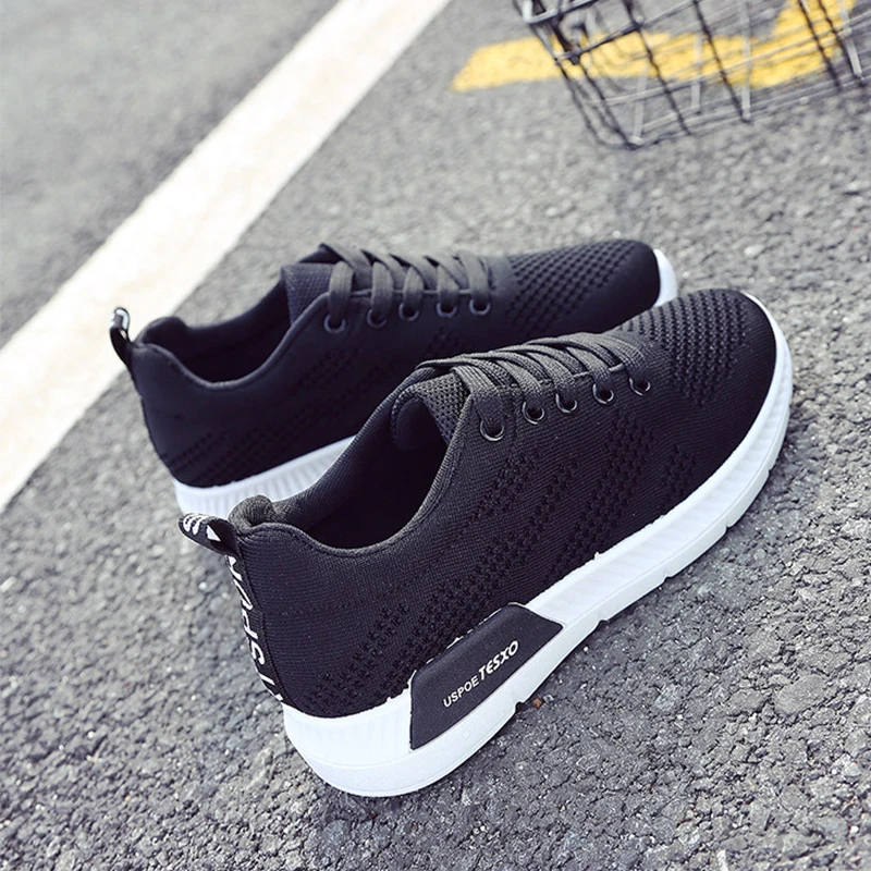 Vulcanize Shoes Women Running New Lightweight All-match Sneaker Womens Deodorant Breathable Non-slip Damping Flat Soft Ladies | Обувь