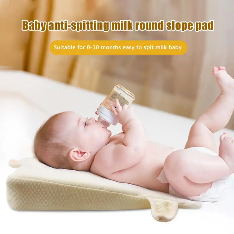 

Baby Bedding Memory Cotton Core Baby Anti Spitting Milk Anti-overflow Anti-spitting Triangle Slope Pad Newborn Baby Pillows