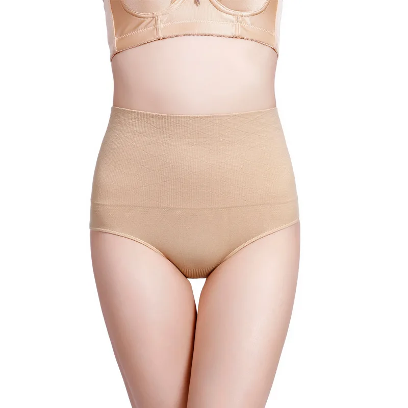 Mode Neue comfortable Frauen Nahtlose Hohe Taille Spitze трусы с высокой талией Однотонные трусы|Женские