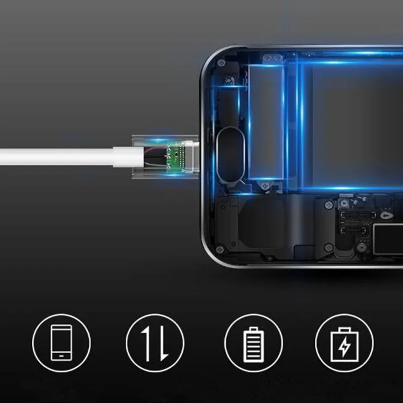 USB кабель 3A быстрая зарядка провод для Android Apple синхронизации данных и зарядки 1 м 2