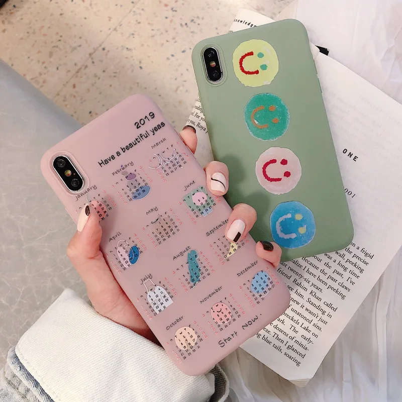 Ins Soft Case For iPhone 6 6S 7 8 Plus Silicone Cases Instagram Style X XR XS Max Phone TPU Back Cover Accessories |