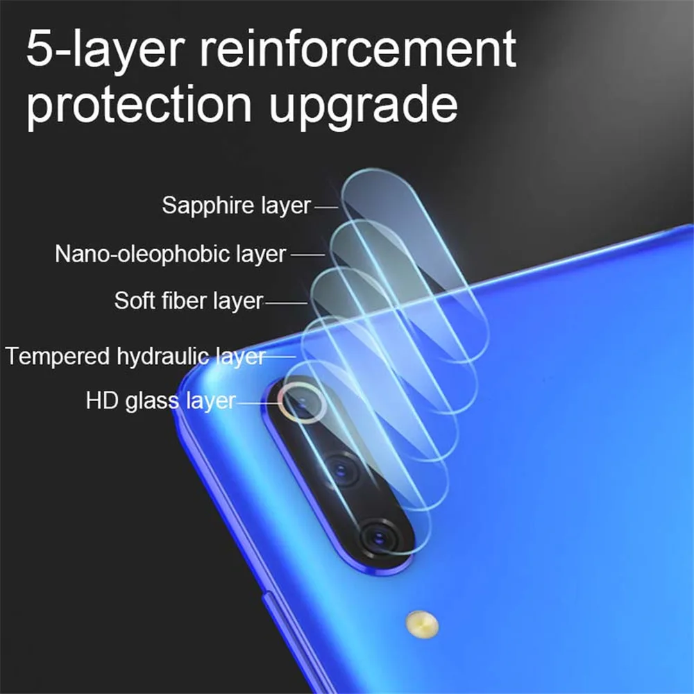 Закаленное стекло для объектива камеры 29D защитная пленка Xiaomi Mi 9 8 A2 Lite Redmi Note 5 6 7 Pro