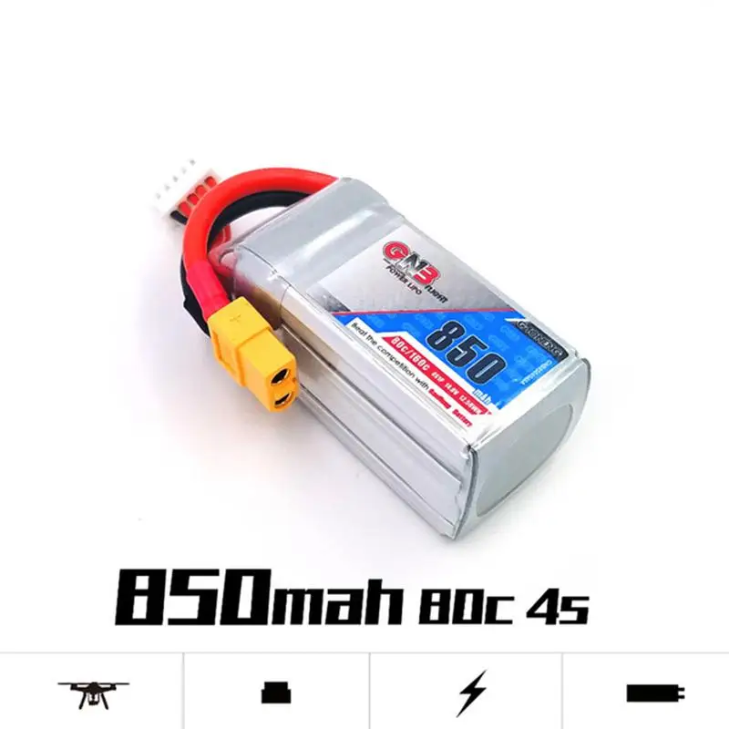 Аккумуляторная батарея LeadingStar Gaoneng GNB 850 мА/ч 14 8 в 4S 80C/160C Lipo XT60 разъем для FPV