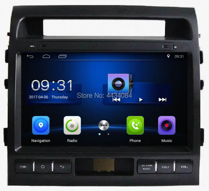 Ouchuangbo автомобильный naiv мультимедийный Стерео gps android 8 1 для Toyota Land Cruiser LC200 2008 2013