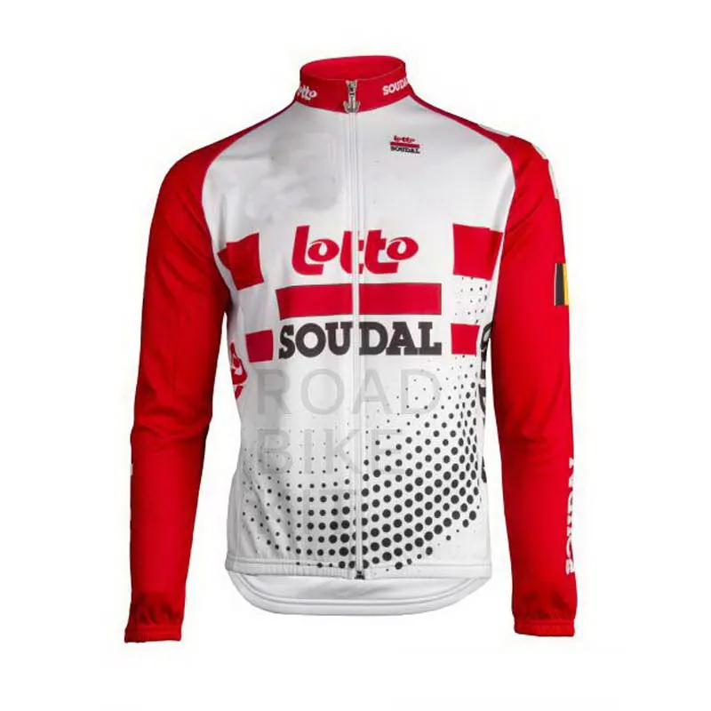 

Зимняя флисовая Термоодежда 2019 LOTTO SOUDAL TEAM ONLY с длинным рукавом велосипедная модель