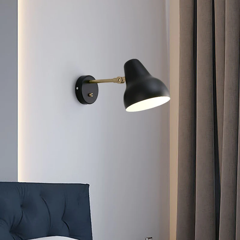 replica modern VL38 wall lights creative black/white AJ lamp led bedroom fixtures | Лампы и освещение
