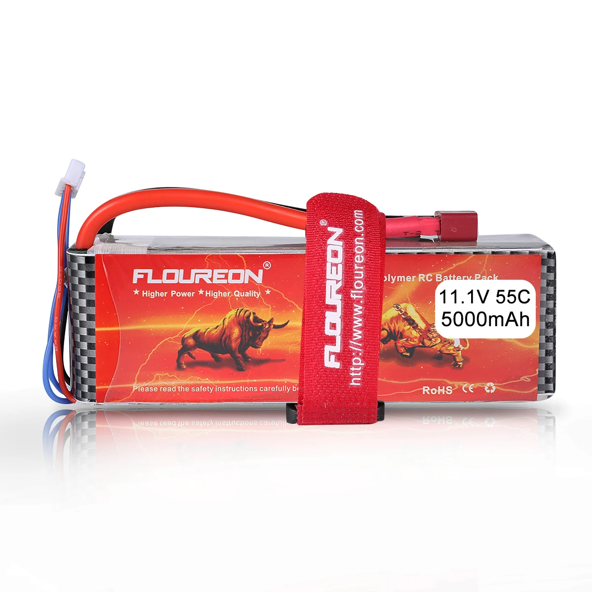 FLOUREON 3S 11 1 V 5000mAh 55C литий полимерный аккумулятор (штепсельная Вилка Deans) для