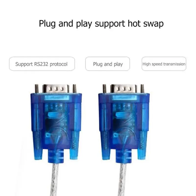75 см USB к RS232 COM порт Последовательный 9 Pin DB9 адаптер кабель конвертер Поддержка для
