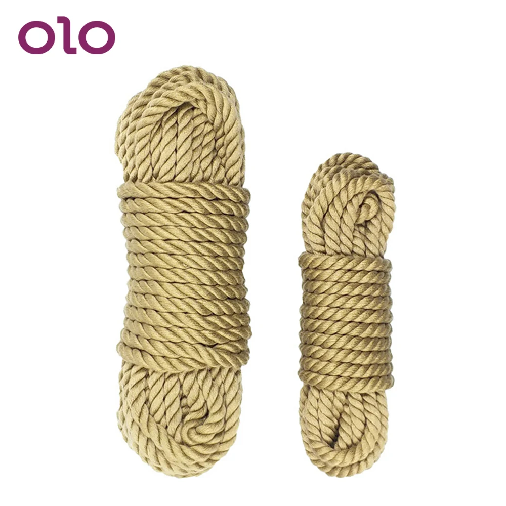 Веревка для бондажа OLO 5m 10m SM мягкая хлопковая веревка секс-игрушки пар
