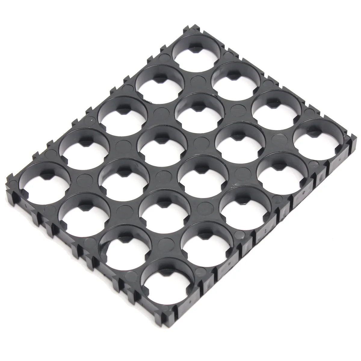 Чехол для хранения батарей CLAITE 4x5 18650 пластиковый держатель с отверстием корпуса