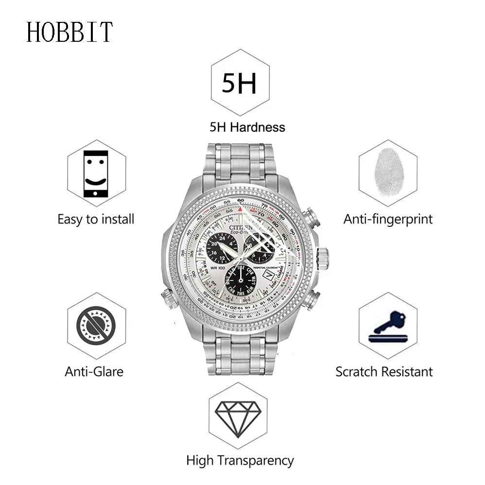 Защитная пленка для часов Citizen BL5400/BL5250/BL5403/BJ6500/BJ7000/BF0580 3 шт./упаковка|Защита экрана|