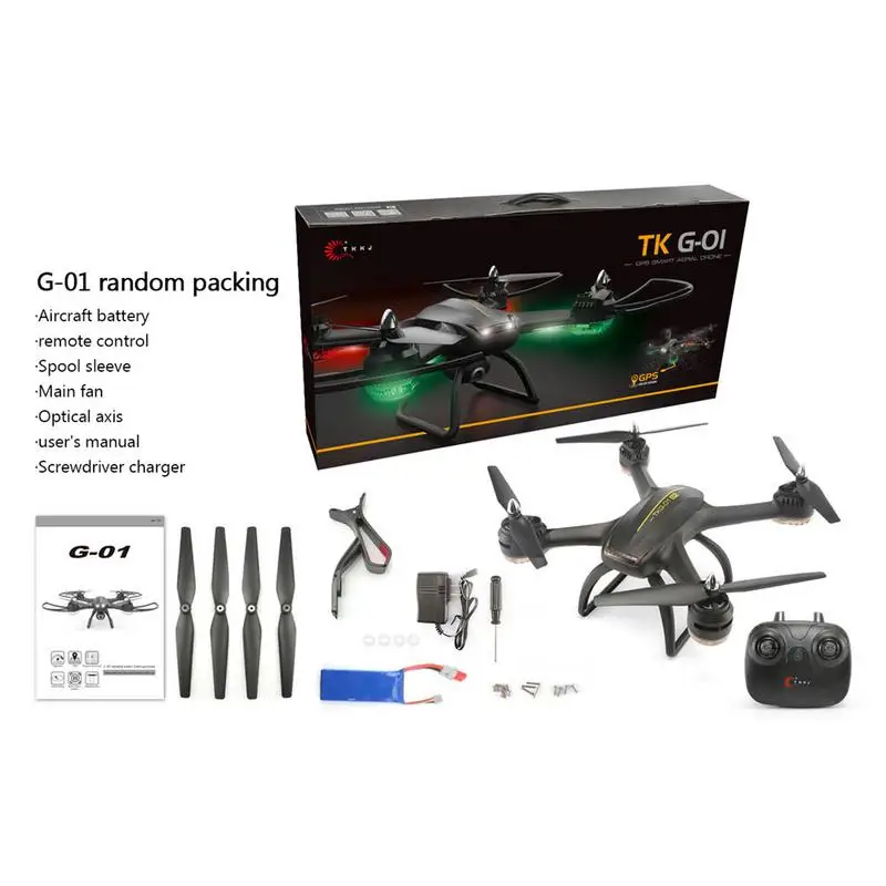 Новое поступление G 01 Quadcopter GPS Смарт Follow Drone с 360 Surround HD аэрофотосъемки Функция