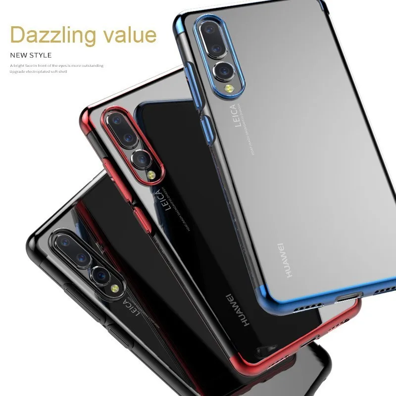 2019 чехол для Huawei P20 Lite Pro Mate 9 10 3D лазерное покрытие роскошный бренд TPU Мягкий