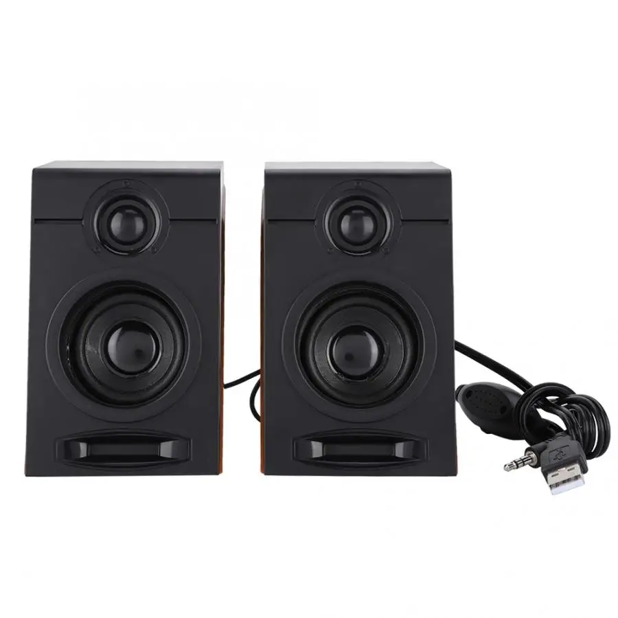 Paird 3in тяжелые басы компьютерные колонки HiFi Звук компьютера сабвуфер с