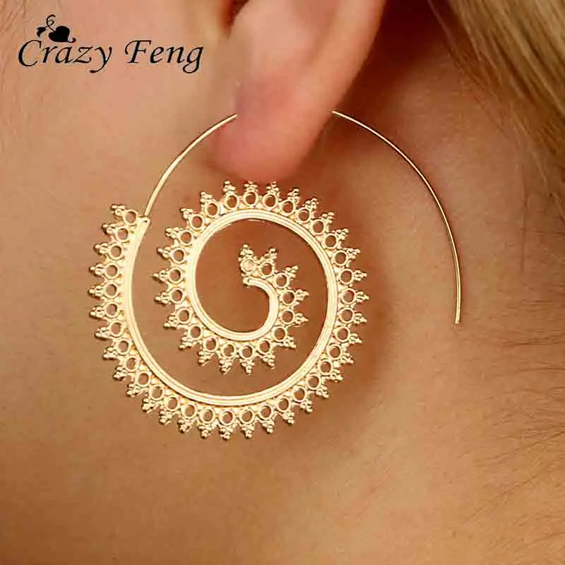 Crazy Feng (Лея фенг) Цвета: золотистый серебристый Цвет геометрические вихрем