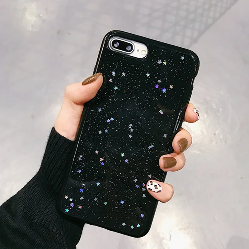 Роскошный блестящий чехол LOVECOM для iPhone 12 Mini 11 Pro Max X XS XR 6 6S 7 8 Plus Прозрачная мягкая