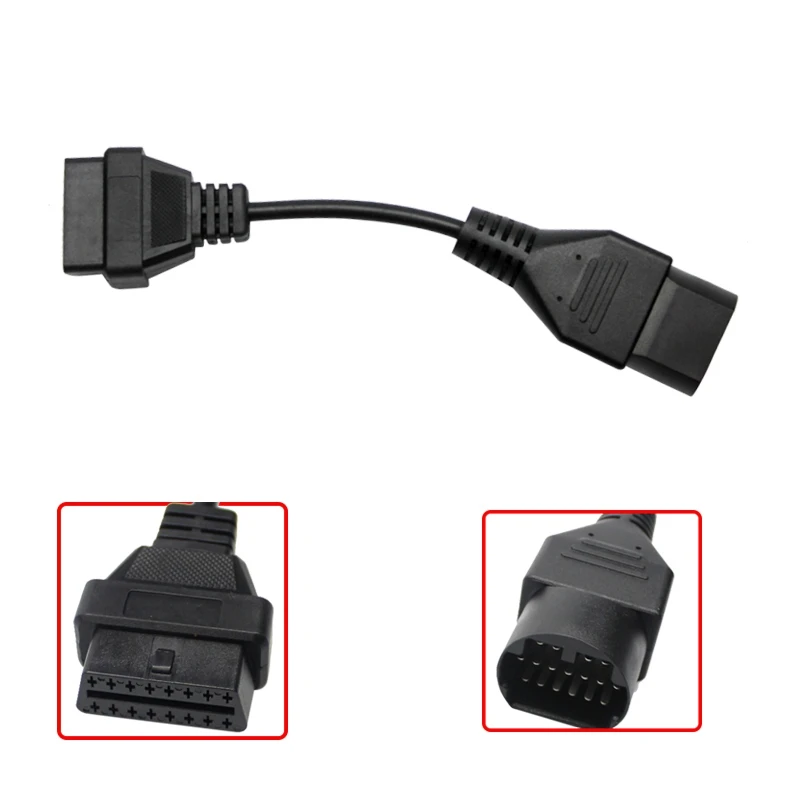 Для Mazda 17pin до 16pin Obd2 Obd Ii кабель Соединительный для 17 Pin адаптер | Автомобили и