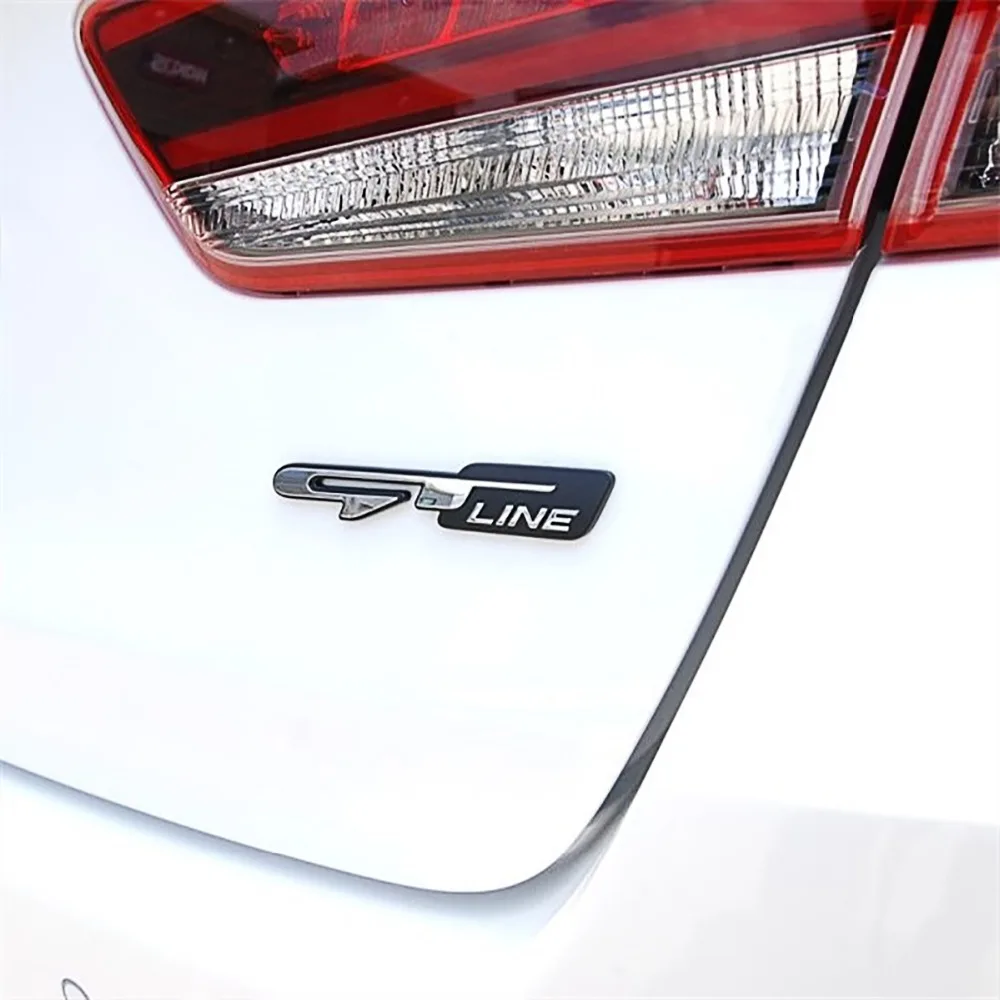 Грили автомобиля Стикеры для KIA Оптима GT линия peugeot 206 3008 4008 5008 308 408 508 toyota harrier