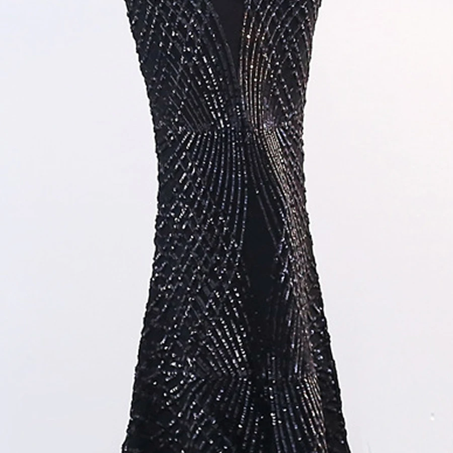 Robe De Soiree Longue 2018 кружевное длинное вечернее платье русалки с круглым вырезом и