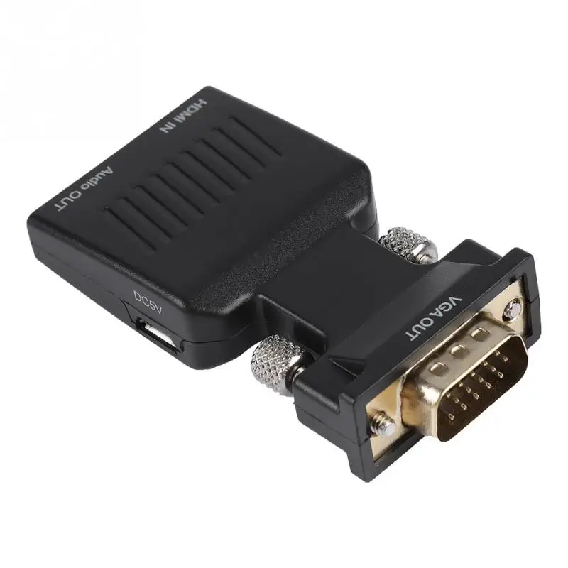 1080P HDMI мама к VGA папа с аудио выход конвертер адаптер Plug and Play |