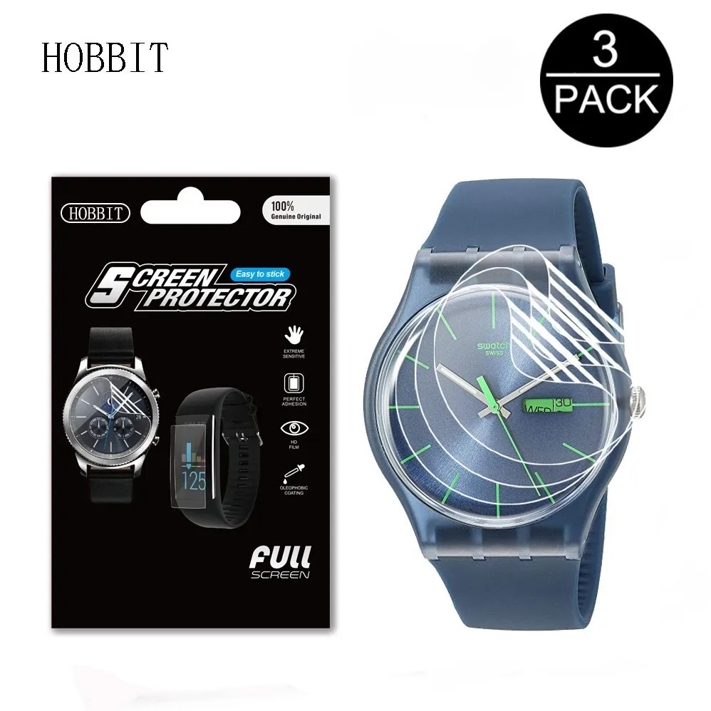 3 упаковки Защитная пленка для часов Swatch мужские SUON700 YVS423G SUSN409 YAS100G GM415 SUOL700 защита