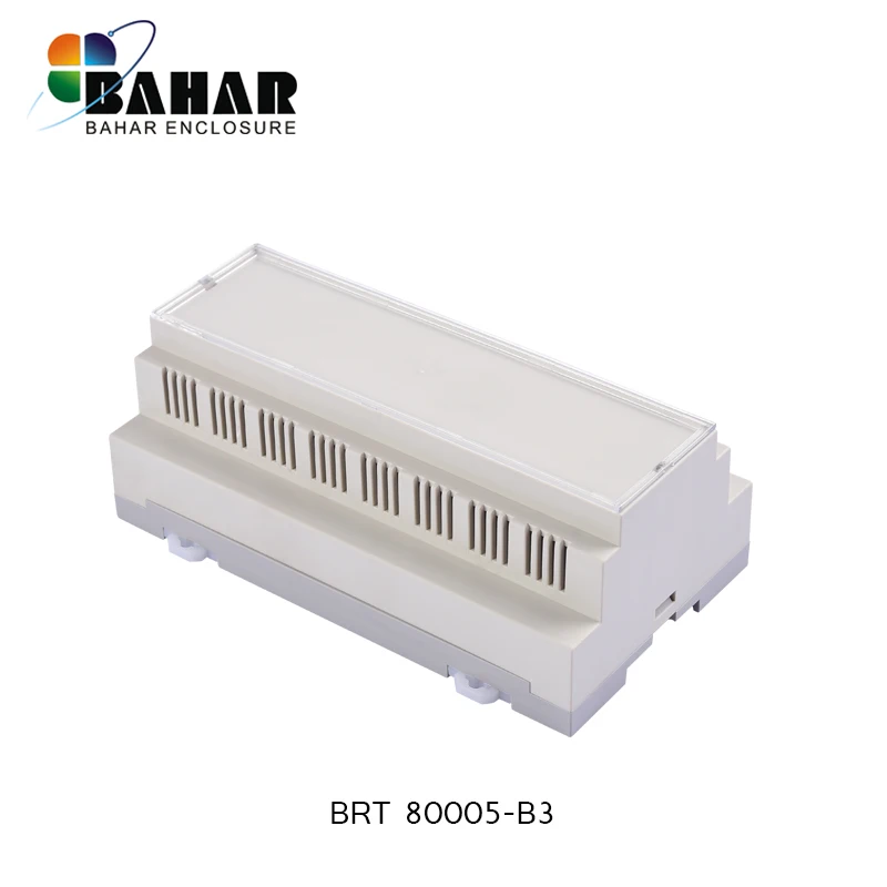 4PCS/lot plastic din rail enclosure abs boxes for electronic projects circuit housing junction box PLC case 158*87*60mm | Обустройство