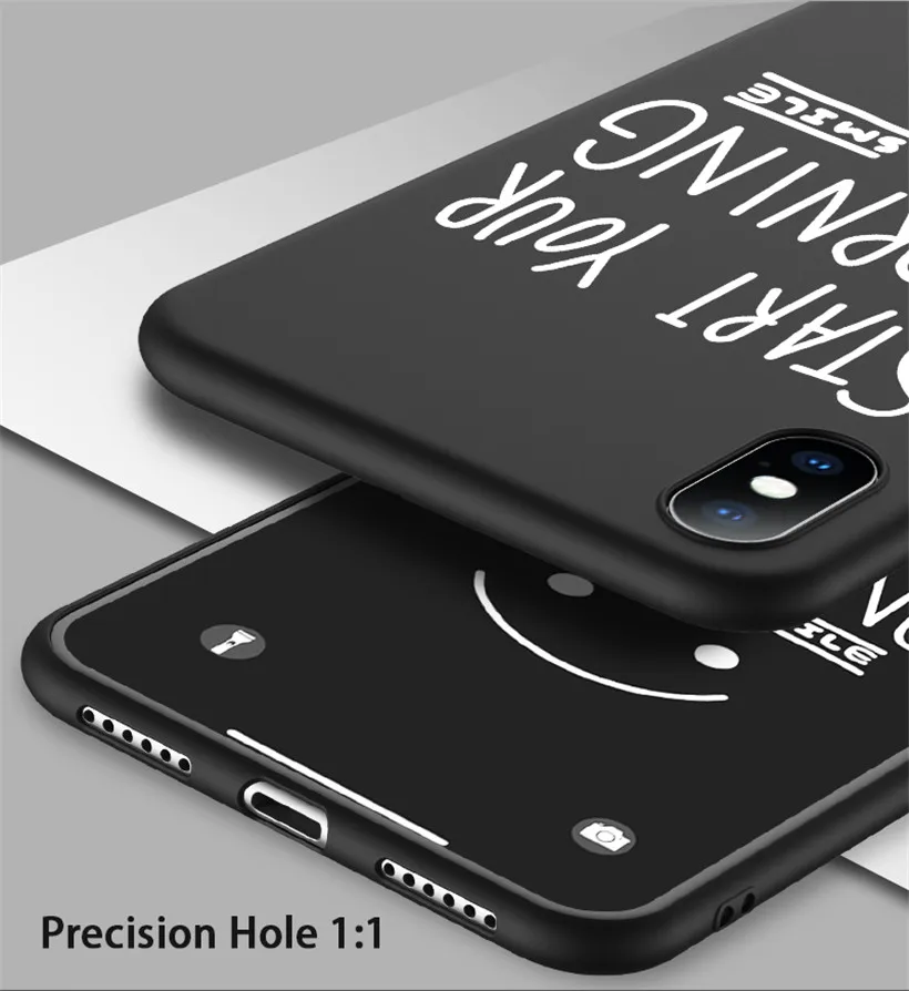 Рельефный 3D чехол USLION для телефона iPhone 7 8 Plus 6 S 5 5s SE мягкая задняя крышка из ТПУ с