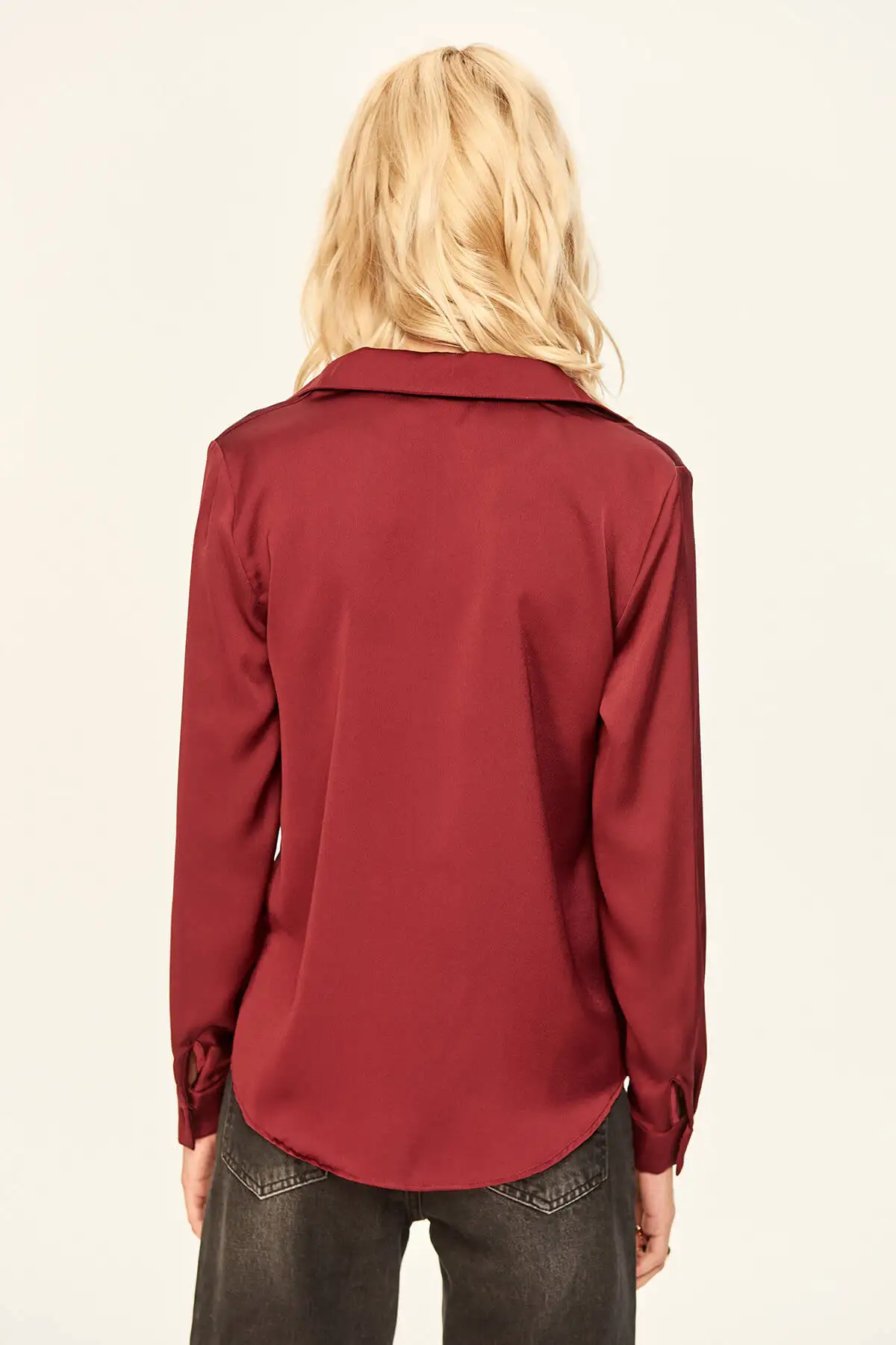 Trendyol Bordeaux Классическая рубашка TOFAW19FG0123| |