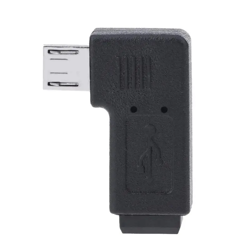 Мини USB адаптер 90 градусов под прямым углом L образный штекер к Micro передачи данных