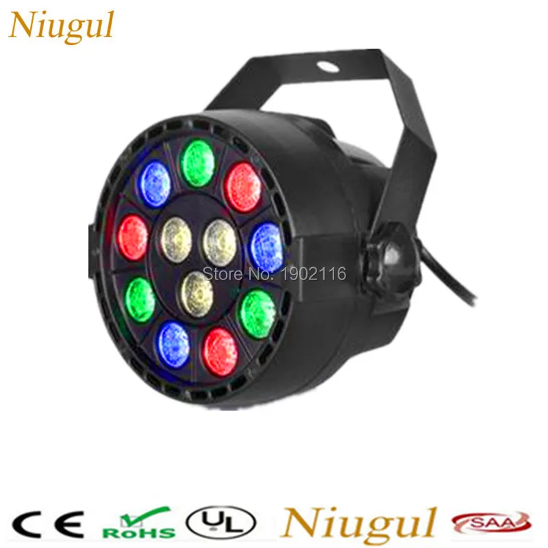 12x3W RGBW светодиодный сценический свет/LEDPar свет с DMX512 для дискотеки DJ проектор