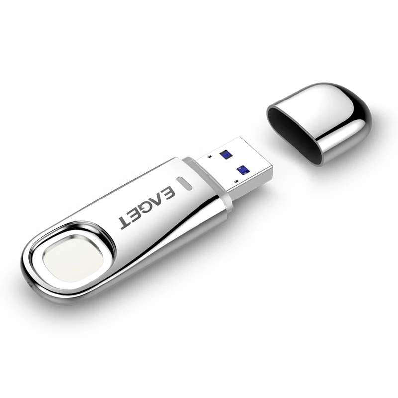 Eaget Fu60 Usb 3,0 флеш-накопители высокоскоростное Распознавание отпечатков пальцев зашифрованные высокотехнологичные флеш-накопители безопасности памяти