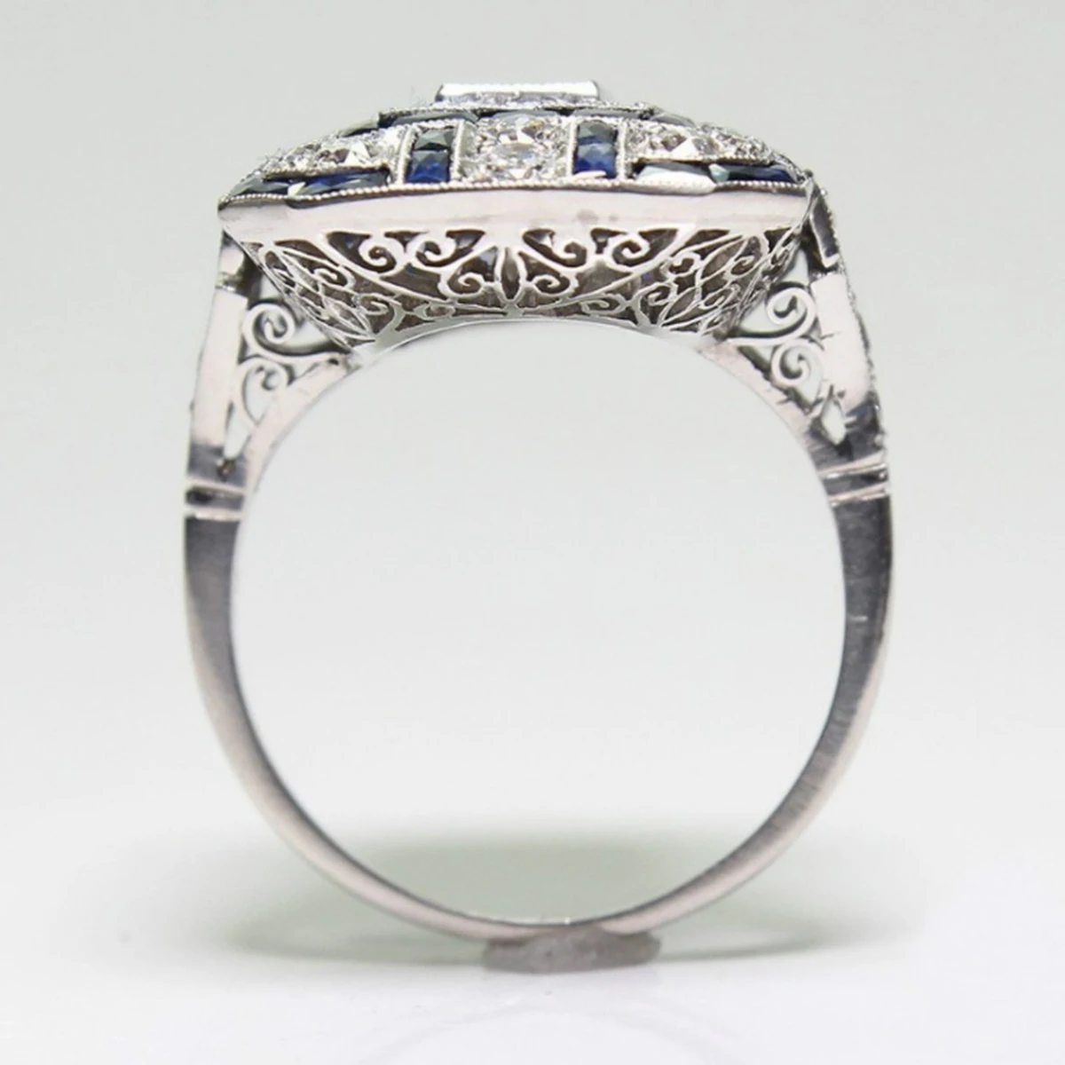 Модные элегантные ювелирные изделия кубический палец квадратная форма кольцо со