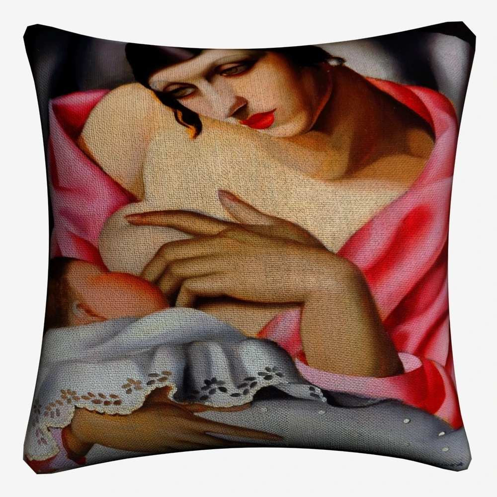 Tamara De Lempicka Abstract Women Decorative Cotton Linen Cushion Cover 45x45cm For Sofa Chair Pillowcase Home Decor Almofada | Дом и сад