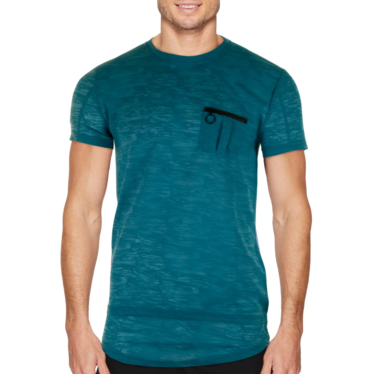 Мужская Hipster Повседневная Marled T-Shirt (S-2X) | одежда