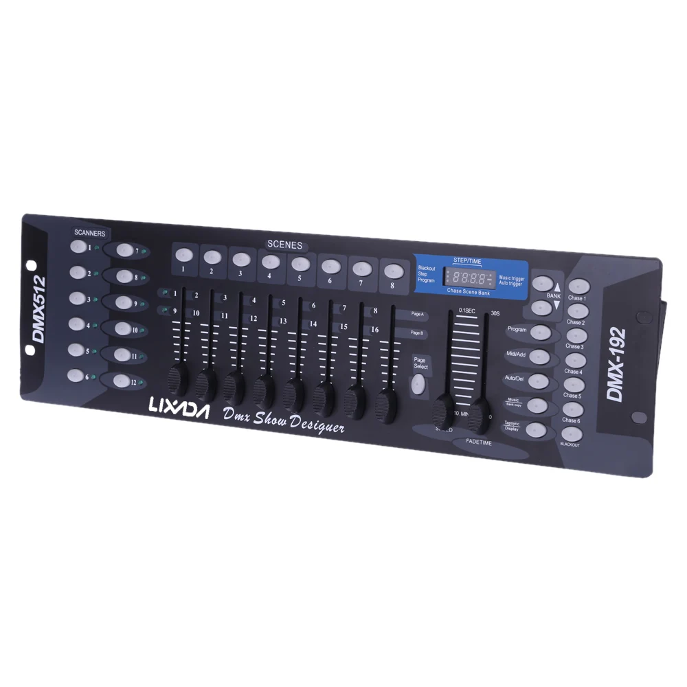 

DJ Disco Party Show 192 Channels DMX512 Controller Console for Stage Light Party DJ Disco Operator Equipment