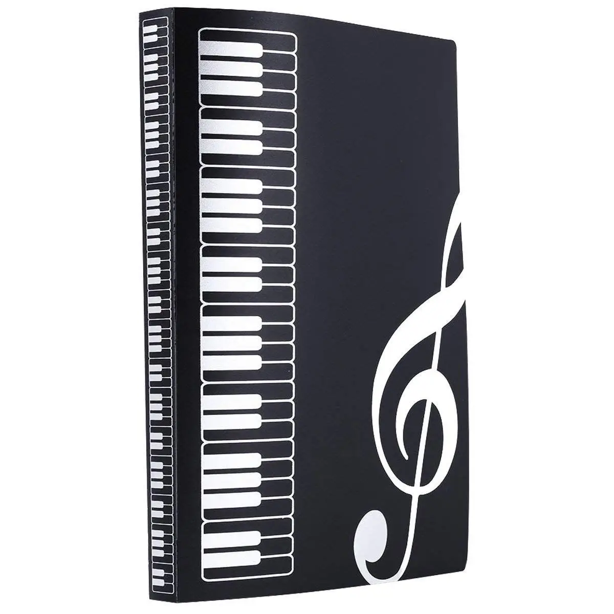 Music Score Folder Expanded Sheet Piano Book 40 Pockets Document Storage Holder Protective Organizer Accessories - A4 | Канцтовары для