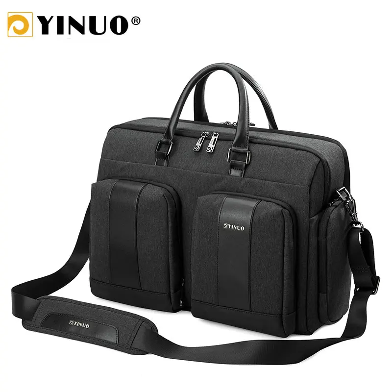 Деловой мужской портфель YINUO многофункциональная 15 дюймовая сумка для ноутбука