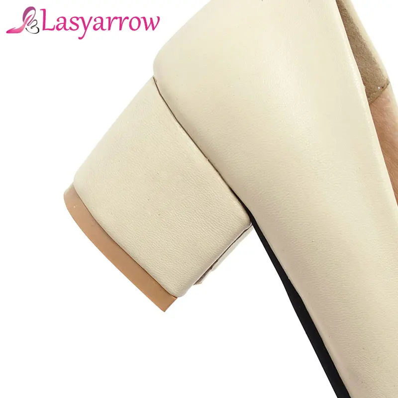 Lasyarrow/женские летние туфли лодочки классические с квадратным носком женские