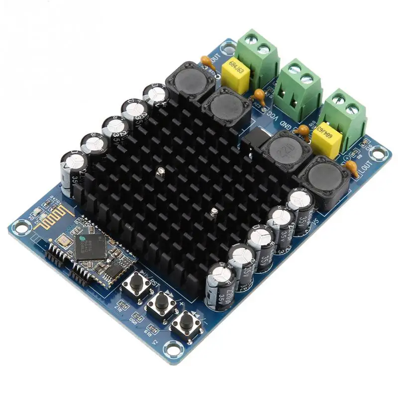 2*100 Вт Bluetooth 4 1 TDA7498 усилитель плата цифровой мощности модуль DC12 24V инструмент|Реле|