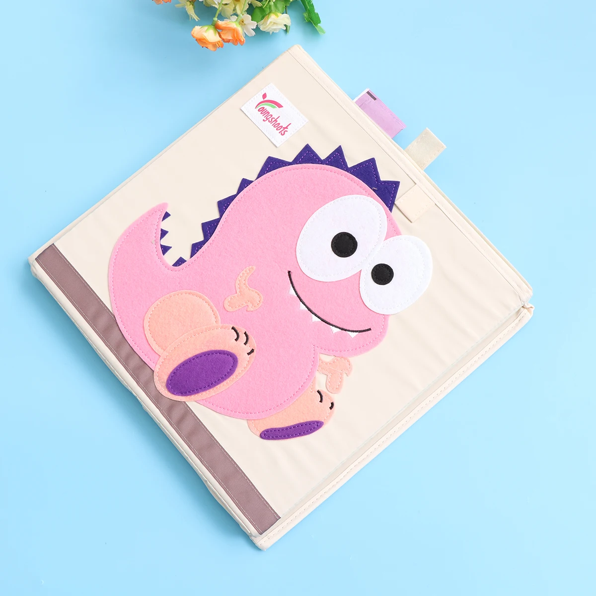 Коробка для хранения одежды с мультяшным рисунком моющийся органайзер детских