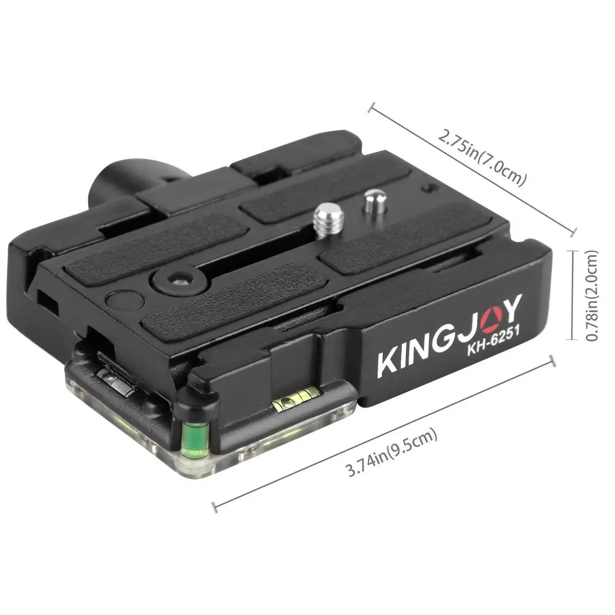 IG KINGJOY Универсальный алюминиевый быстросъёмный qr адаптер пластины 1/4 дюйма и 3/8