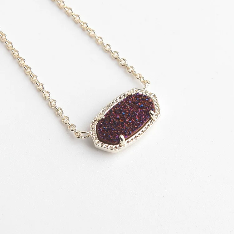 Free shipping Vug shells glass stone necklace chain of clavicle | Украшения и аксессуары