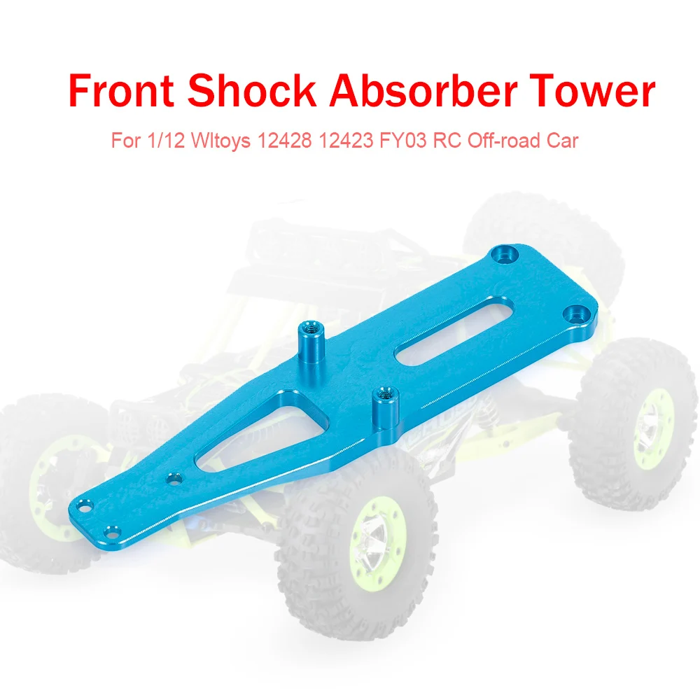 Передний амортизатор металлическая пластина для 1/12 Wltoys 12428 12423 FY03 Hopup Parts RC