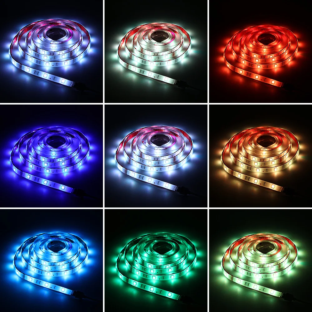 Цветная (RGB) светодиодный световая полоса Wi-Fi контроллер DC12V приложение Smart Life